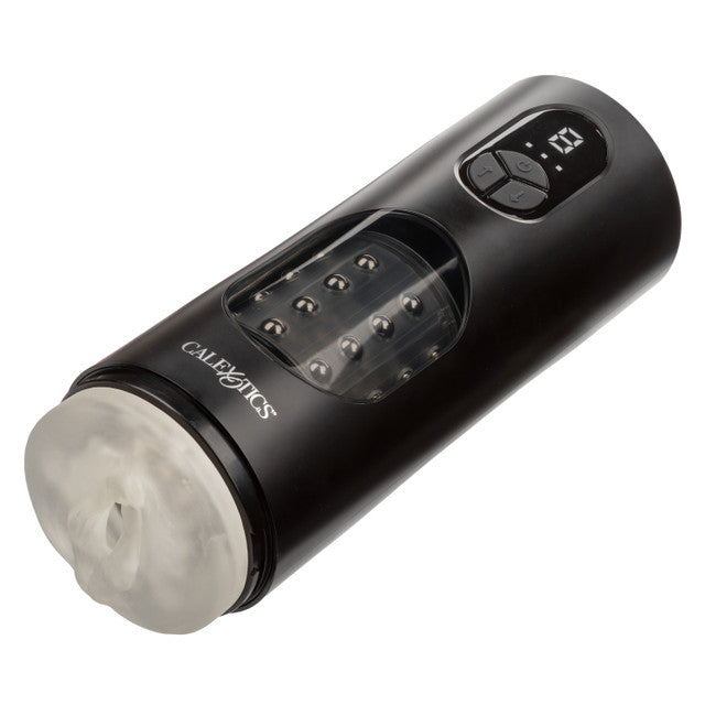 Calexotics Bionic Beaded Power Stroker - Stroking and Rotating Beads Masturbator