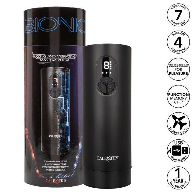 Calexotics Bionic Sucking and Vibrating Masturbator
