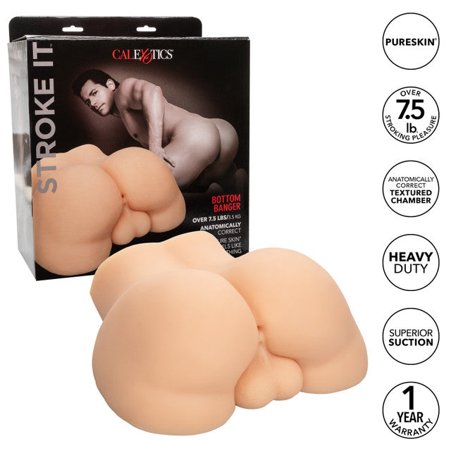 Calexotics | Stroke It Bottom Banger Masturbator 14 x 23.5 x 28.5cm / 3.84kg