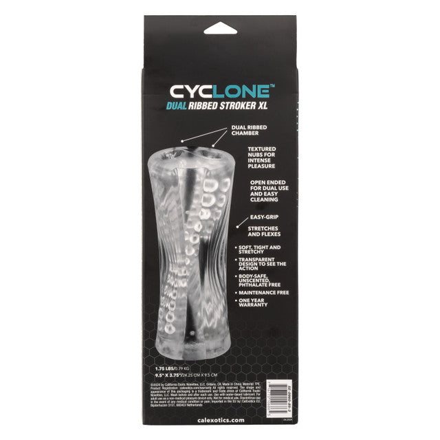 Calexotics Cyclone™ Dual Ribbed Stroker XL Masturbator