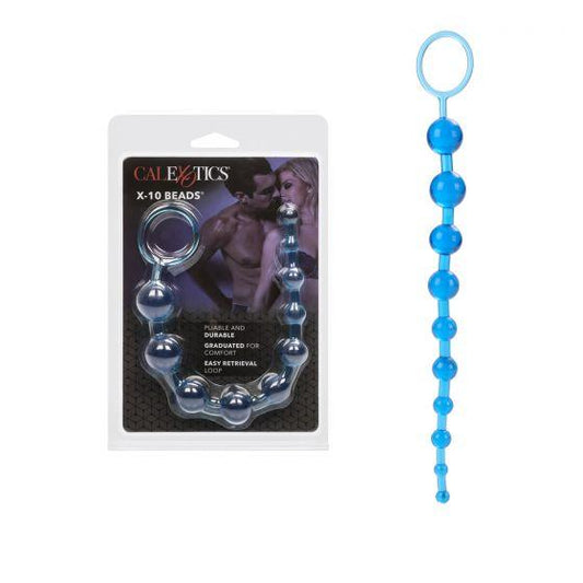 Calexotics X-10 Anal Beads Blue