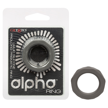 Calexotics Alpha Liquid Silicone Prolong Prismatic Ring