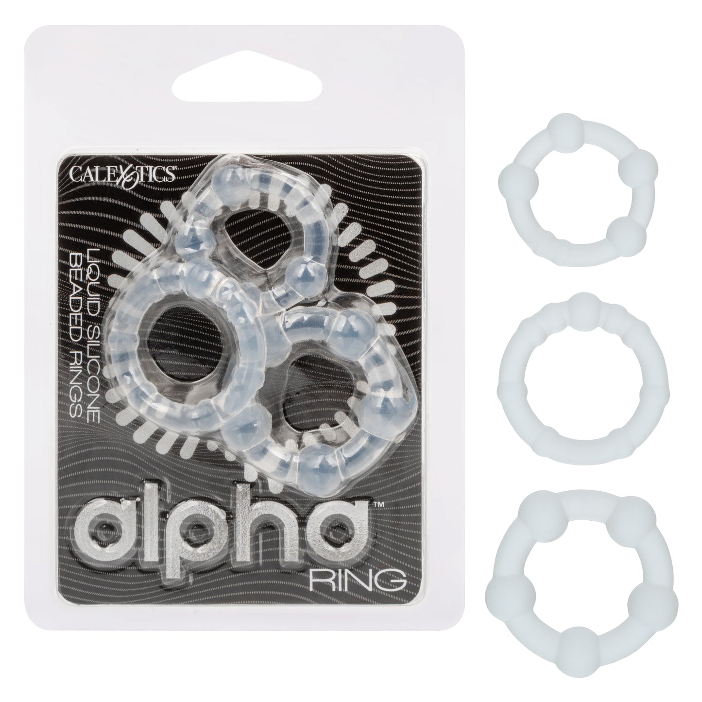 Calexotics Alpha Liquid Silicone Beaded Rings