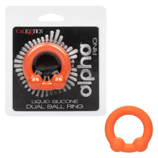 Calexotics Alpha Liquid Silicone Dual Ball Ring