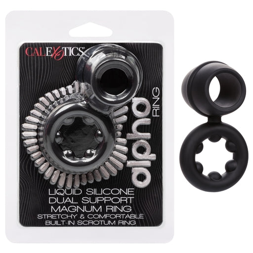 Calexotics Alpha Liquid Silicone Dual Magnum Ring