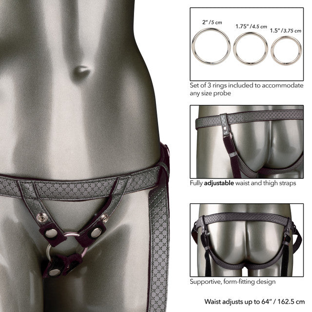 Calexotics Her Royal Harness The Regal Duchess - Pewter