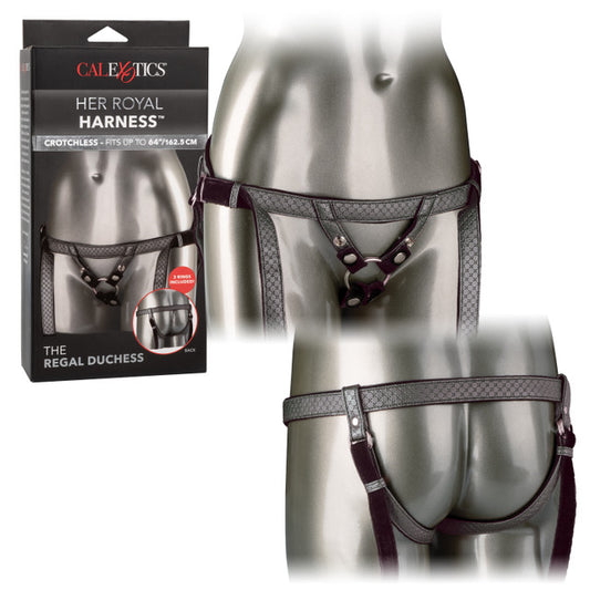 Calexotics Her Royal Harness The Regal Duchess - Pewter