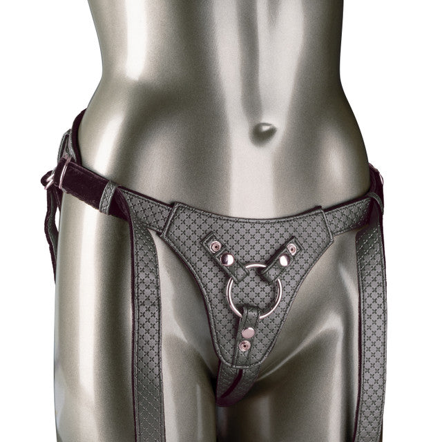 Calexotics Her Royal Harness The Regal Queen - Pewter