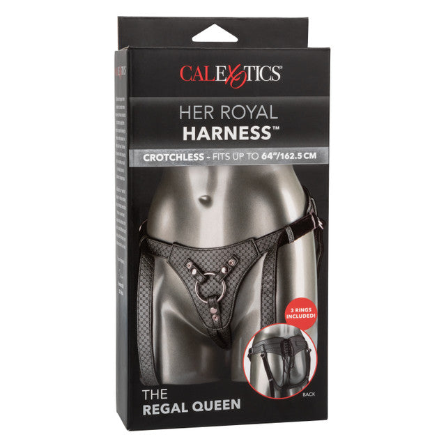 Calexotics Her Royal Harness The Regal Queen - Pewter