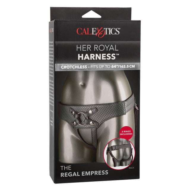 Calexotics Her Royal Harness The Regal Empress - Pewter