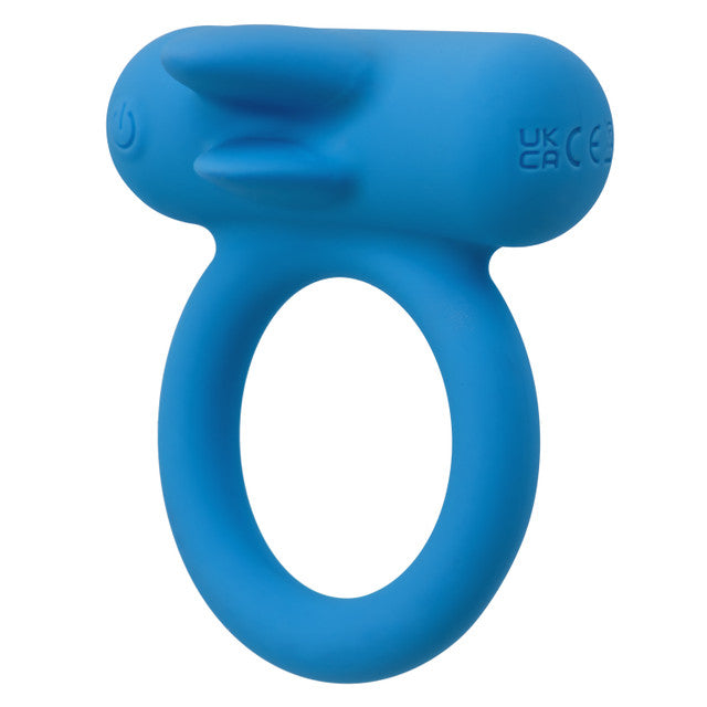 Calexotics Silicone Rechargeable Double Trouble Couples Ring Vibrator