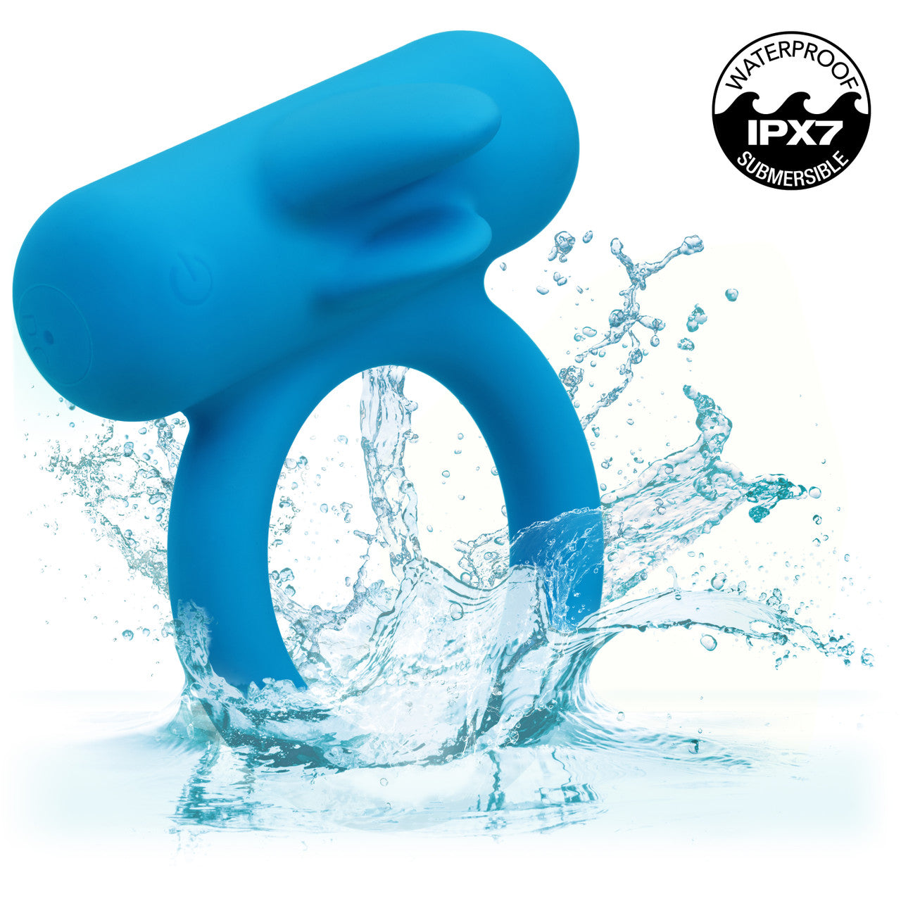 Calexotics Silicone Rechargeable Double Trouble Couples Ring Vibrator