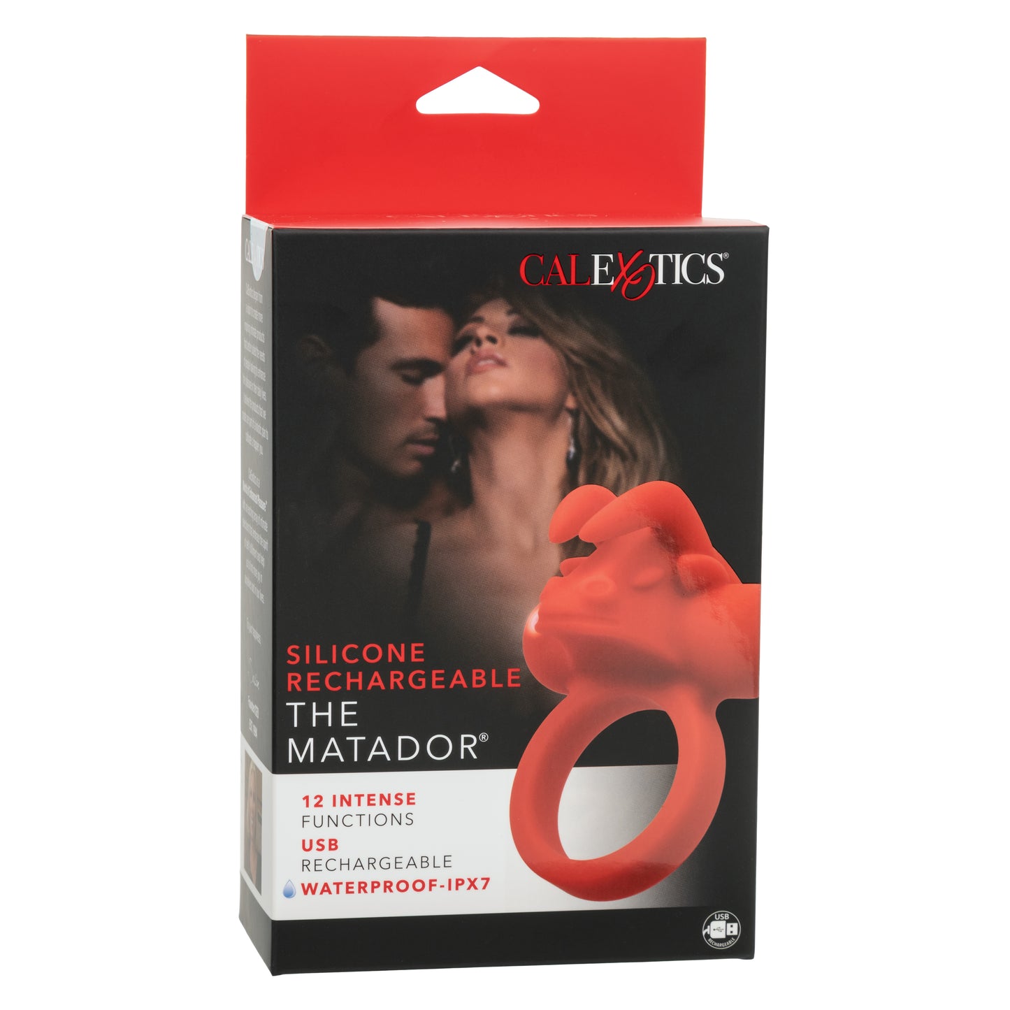 Calexotics Silicone Rechargeable The Matador Couples Ring Vibrator