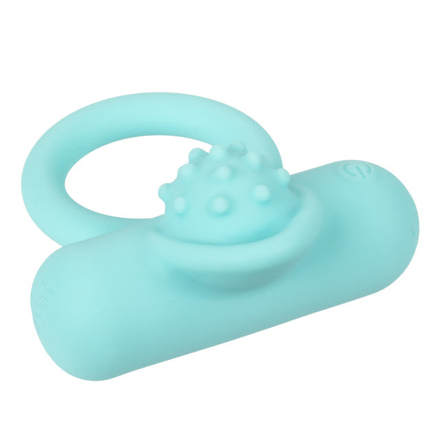 Calexotics Silicone Rechargeable Nubby Lover’s Delight Couples Ring Vibrator