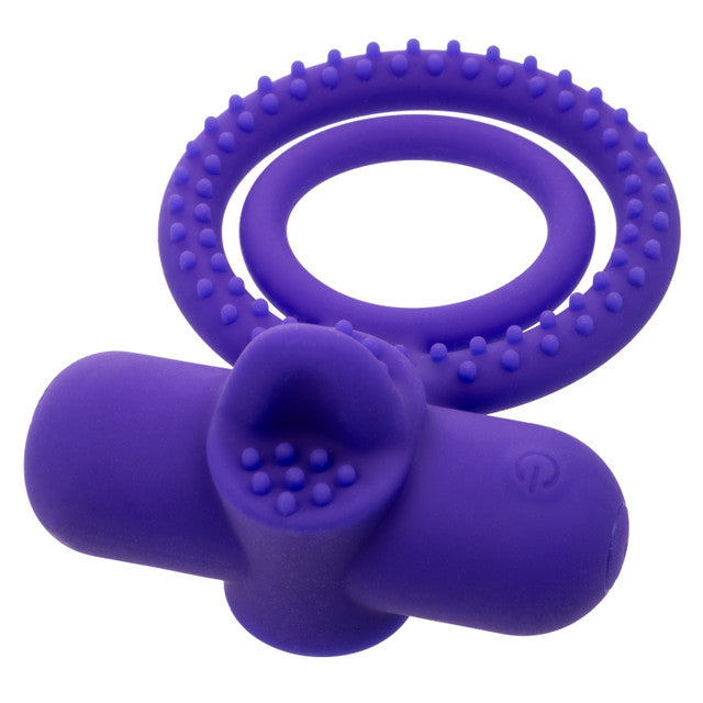 Calexotics Silicone Rechargeable Dual Climaxer Couples Ring Vibrator