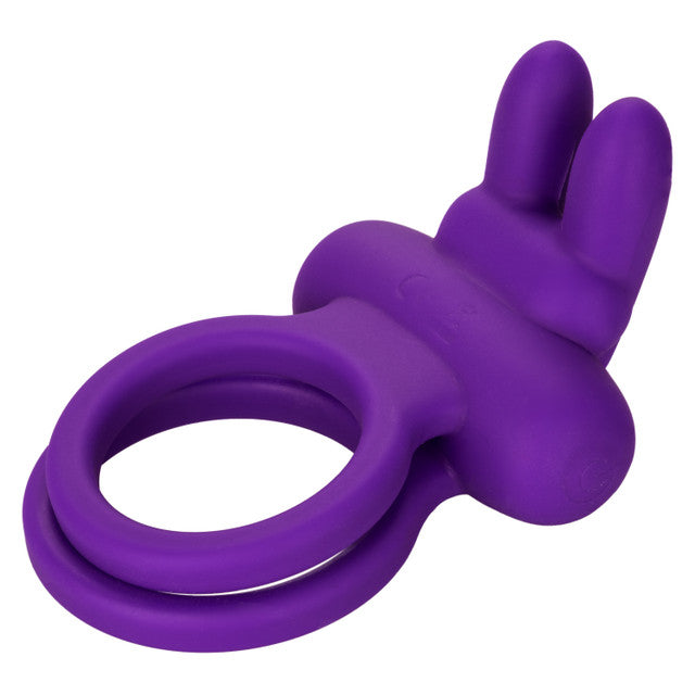 Calexotics Silicone Rechargeable Rockin Rabbit Couples Ring Vibrator