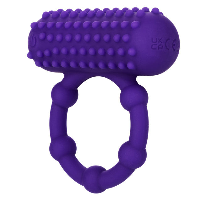 Calexotics Silicone Rechargeable 5 Bead Maximus Ring Couples Ring Vibrator