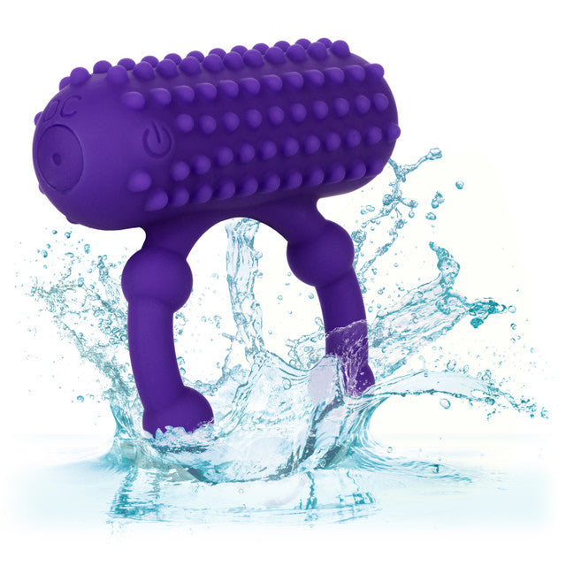 Calexotics Silicone Rechargeable 5 Bead Maximus Ring Couples Ring Vibrator