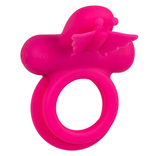 Calexotics Silicone Rechargeable Butterfly Dual Couples Ring Vibrator