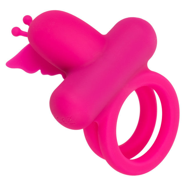 Calexotics Silicone Rechargeable Butterfly Dual Couples Ring Vibrator