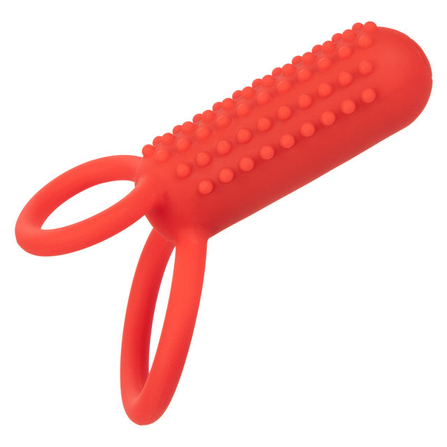 Calexotics Silicone Rechargeable Vertical Dual Enhancer Couples Ring Vibrator