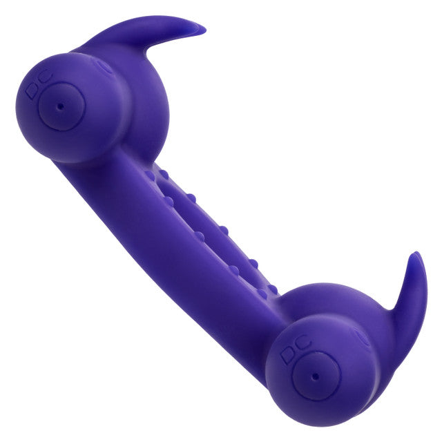 Calexotics Silicone Rechargeable Triple Orgasm Enhancer Couples Ring Vibrator