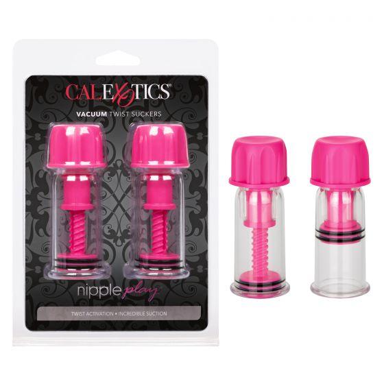 Calexotics Nipple Play Vacuum Twst Suckers Pink