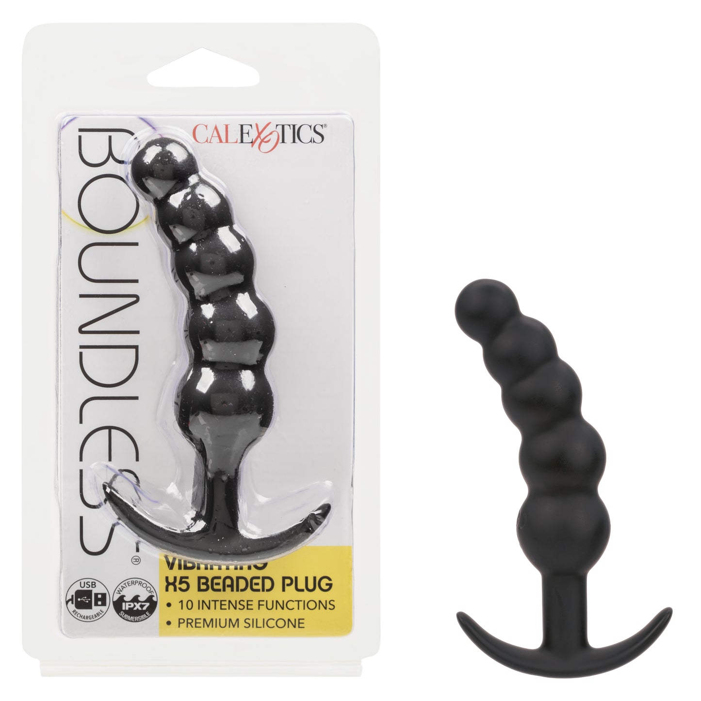 Calexotics Boundless Vibrating X5 Beaded Curve Plug