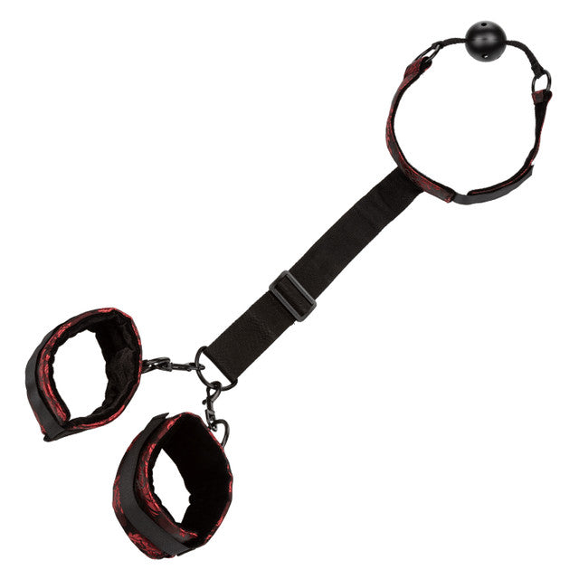Calexotics Scandal Breathable Ball Gag With Cuffs