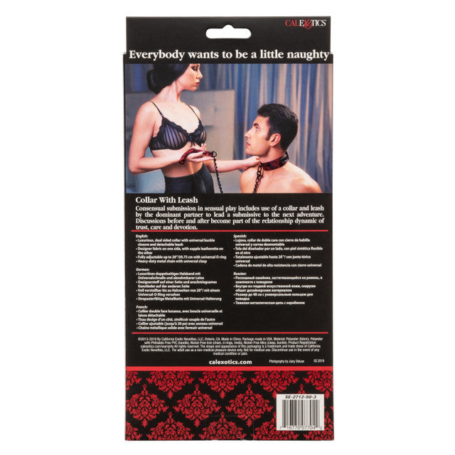 CalExotics Scandal Collar with Leash