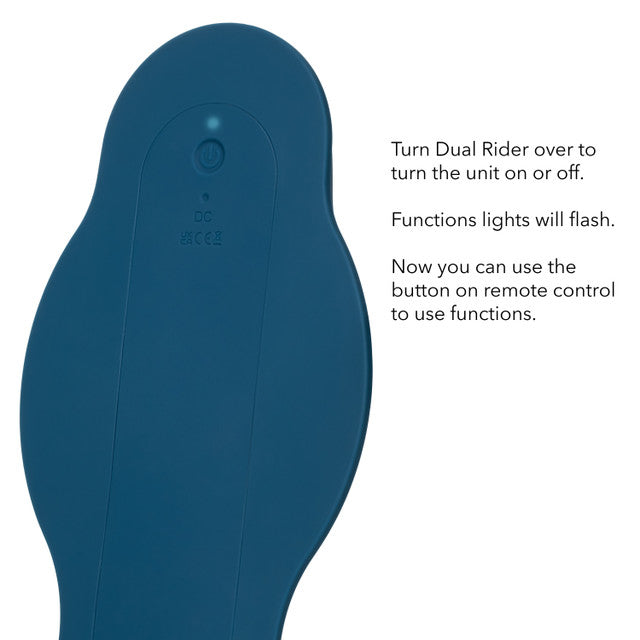 CalExotics Dual Rider Remote Control Bump and Grind Vibrating Vibrator Rider Pad