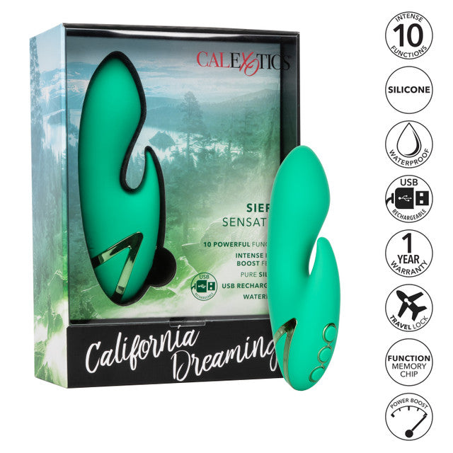 Calexotics California Dreaming Sierra Sensation Travel Size Rabbit Vibrator