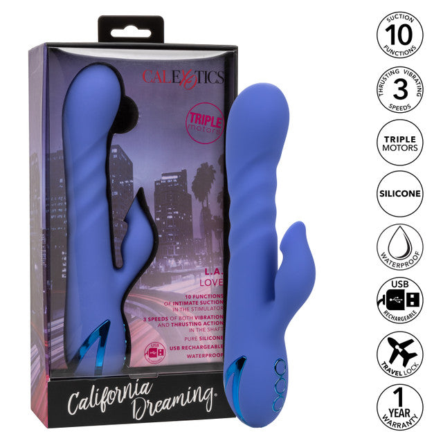 Calexotics California Dreaming LA Love Massager Suction Rabbit Vibrator