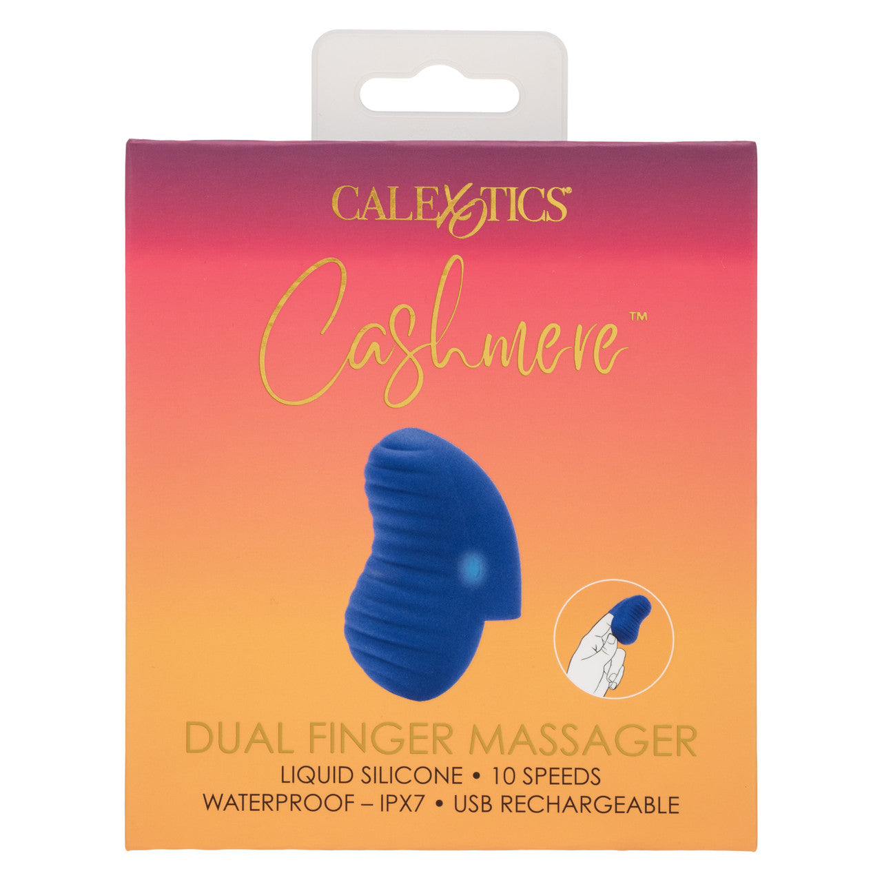 Calexotics Cashmere Dual Finger Massager Vibrator