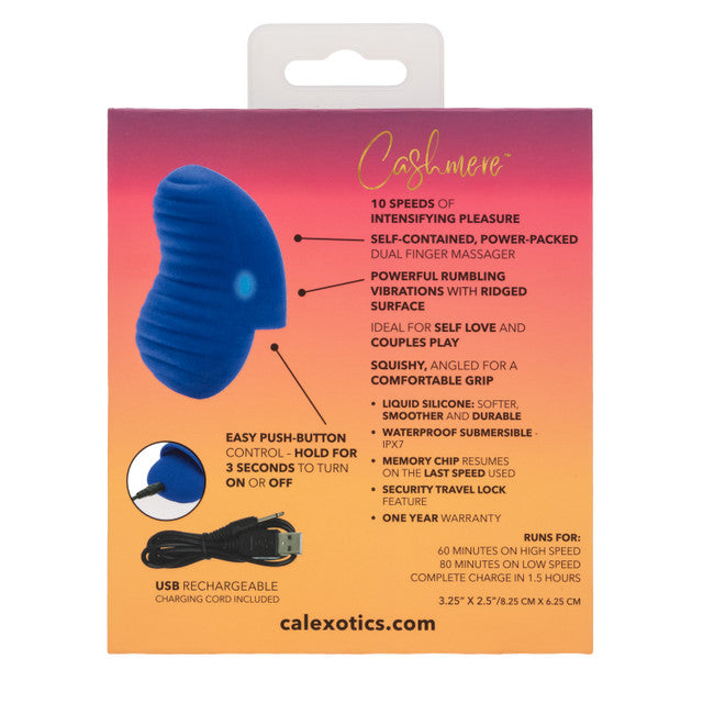 Calexotics Cashmere Dual Finger Massager Vibrator
