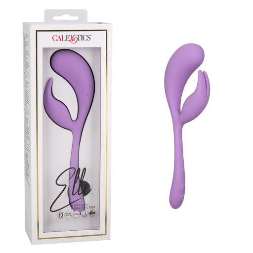Calexotics Elle Liquid Silicone Dual Flicker Flexible Vibrator