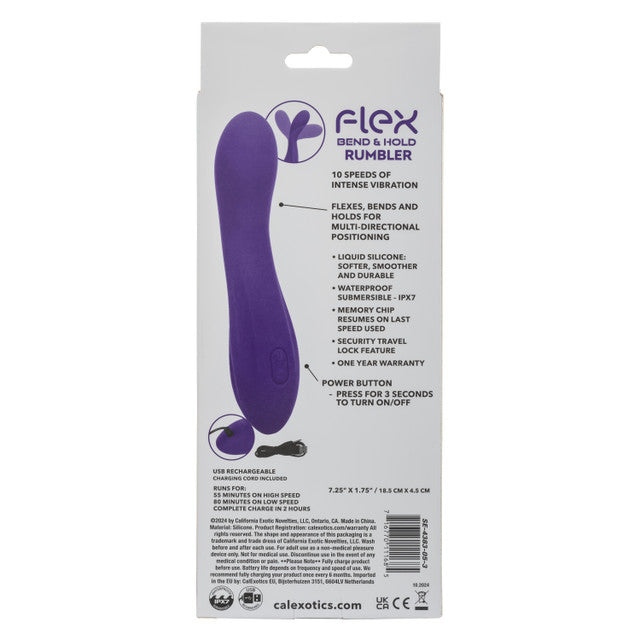 CalExotics Flex Bend & Hold Rumbler Vibrator