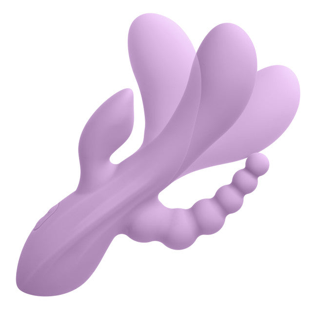 CalExotics Flex Bend & Hold Triple Rumbler Rabbit Vibrator