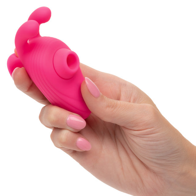 Calexotics Neon Vibes The Kissing Bunny Vibe - Handheld Suction Vibrator