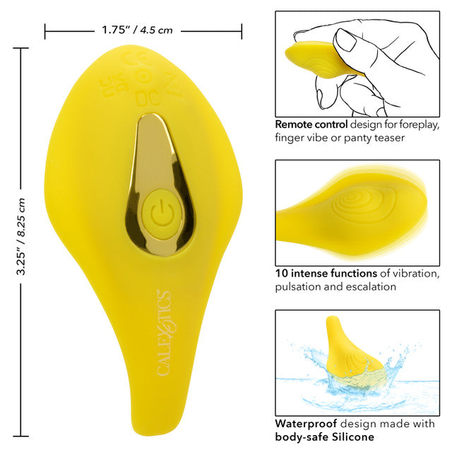 Calexotics Neon Vibes The Secret Vibe - Finger or Panty Vibrator with Remote