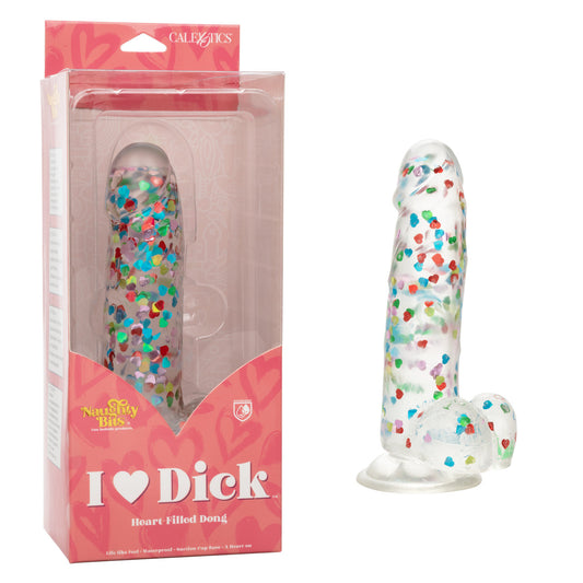 Calexotics | Naughty Bits I Love Dick Heart-Filled Dong Dildo