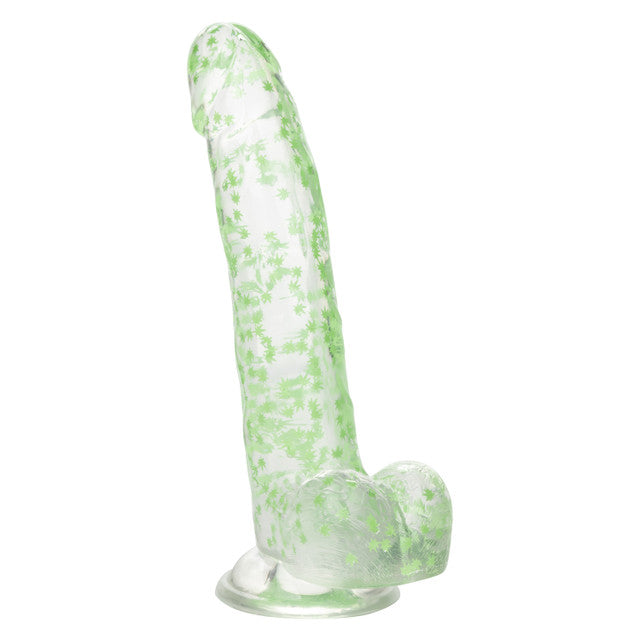 Calexotics | Naughty Bits I Leaf Dick Glow-In-The-Dark Weed Leaf Dildo