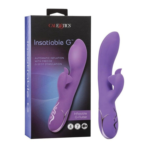 Calexotics Insatiable G Inflatable G-Flutter Rabbit Vibrator
