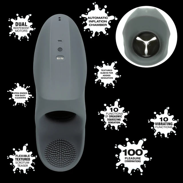 Calexotics Milk Master® Rechargeable Squeeze & Please Masturbator