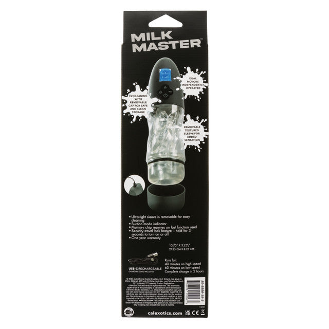 Calexotics Milk Master™ Auto Extreme Milker Stroker - Sucking & Vibrating Masturbator