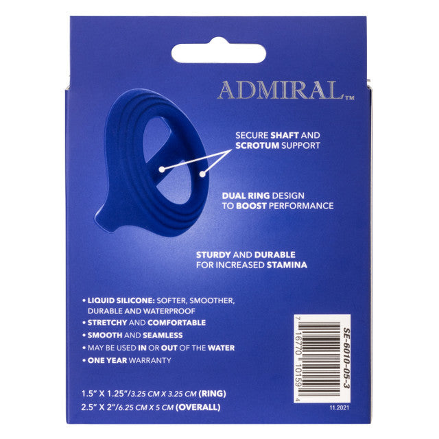 Calexotics Admiral Cock & Ball Dual Ring