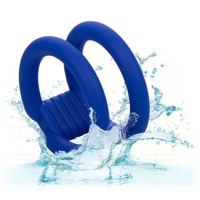 Calexotics Admiral Dual Cock Cage - Premium Multi Cock Ring Support