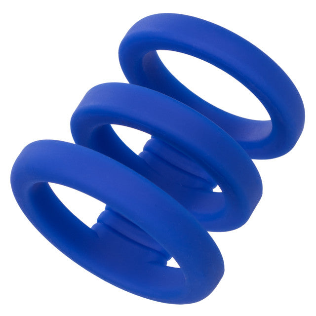 Calexotics Admiral Triple Cock Cage - Premium Multi Cock Ring Support