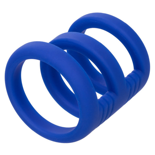 Calexotics Admiral Triple Cock Cage - Premium Multi Cock Ring Support
