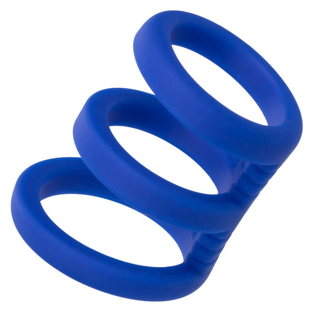 Calexotics Admiral Triple Cock Cage - Premium Multi Cock Ring Support
